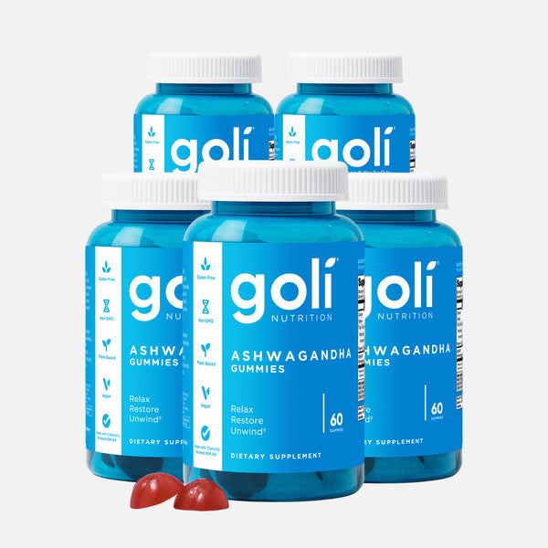 goli nutrition Ashwagandha Gummies 5-PACK