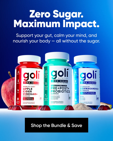 goli nutrition Zero Sugar Essentials 3-PACK